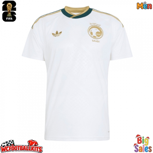 Saudi Arabia Replica Away Stadium Shirt World Cup 2026 Short Sleeve